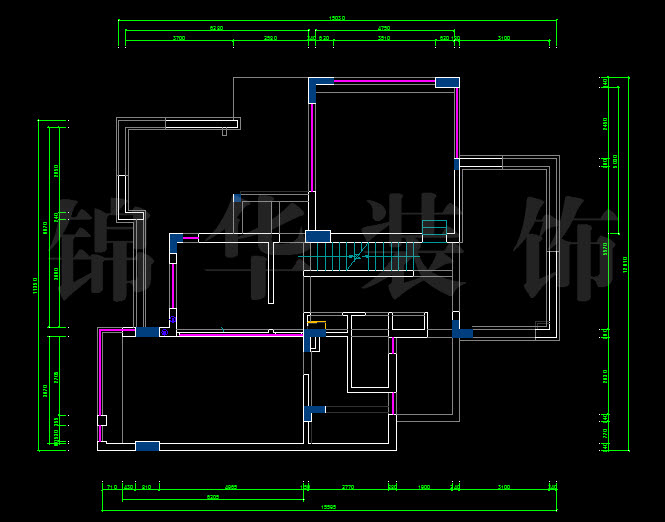 棲園155平米頂樓 戶型
