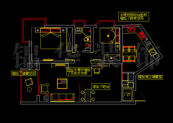 世茂濱江2棟3單元3102室 戶(hù)型