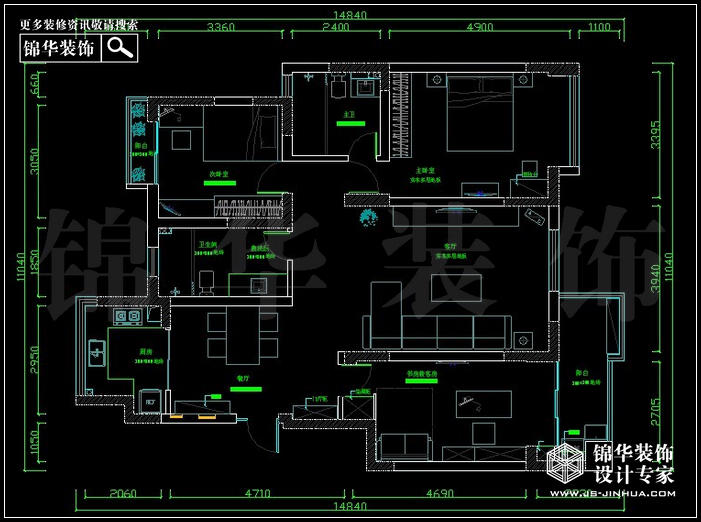 長(zhǎng)安西街1號(hào)-134平方 戶(hù)型