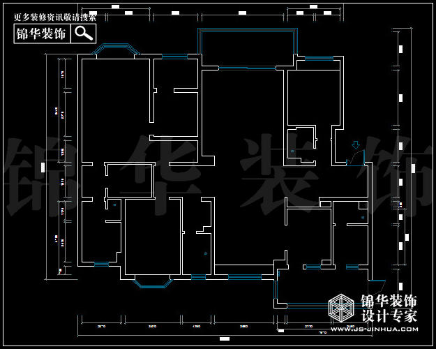 天正濱江A2戶(hù)型286平米 戶(hù)型